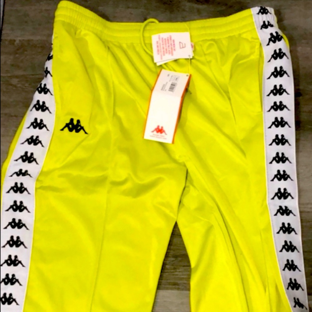 Kappa Pants XXL Neon Yellow